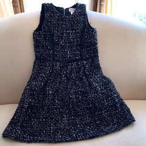 Girls Blush by Us Angels tweed dress.